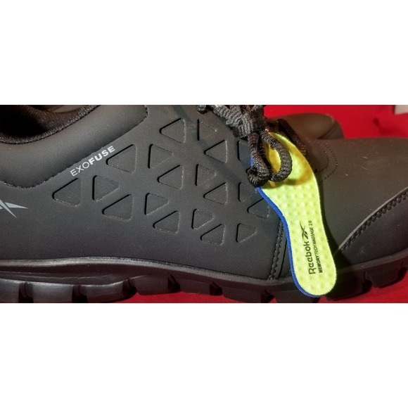 SUBLITE CUSHION WORK - RB4051 Athletic Work Shoe - Black MEN size 10.5 wide - Picture 9 of 16